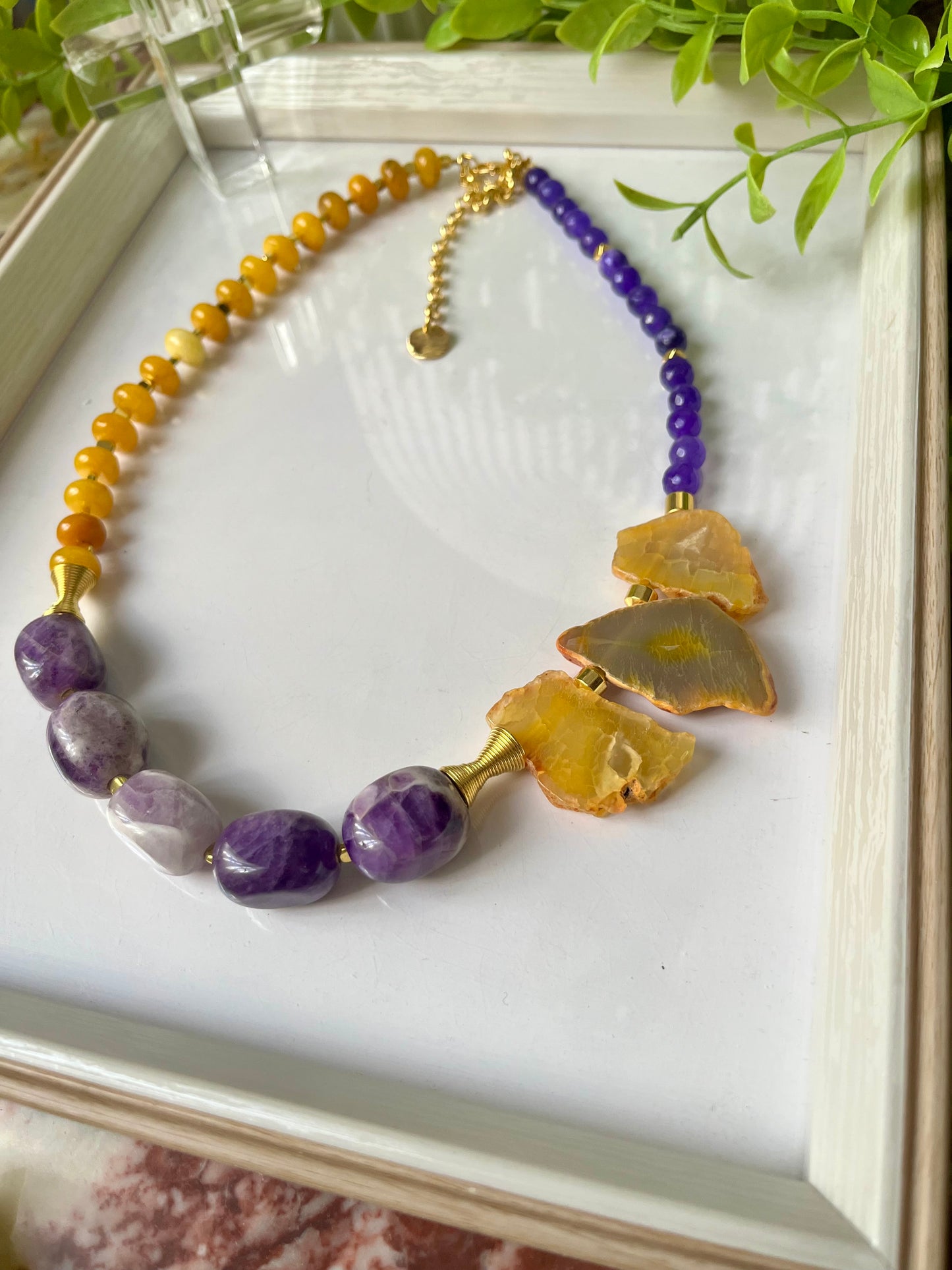 Daffodil necklace