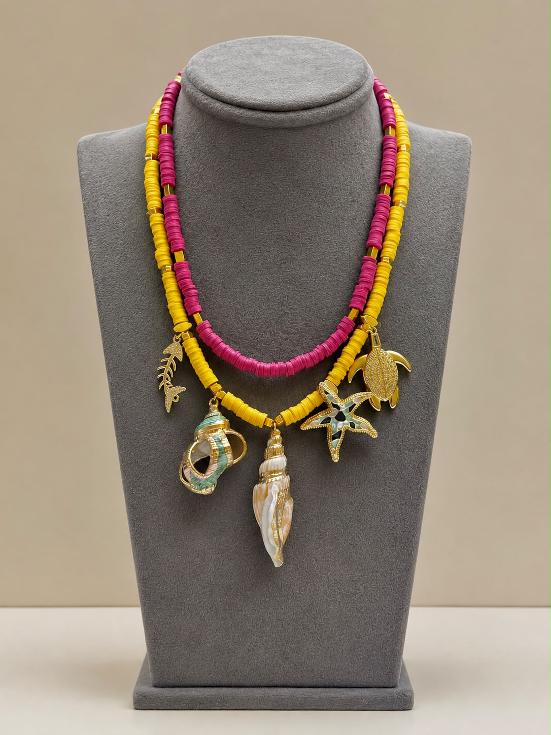 Tropical Fiesta Charm Necklace
