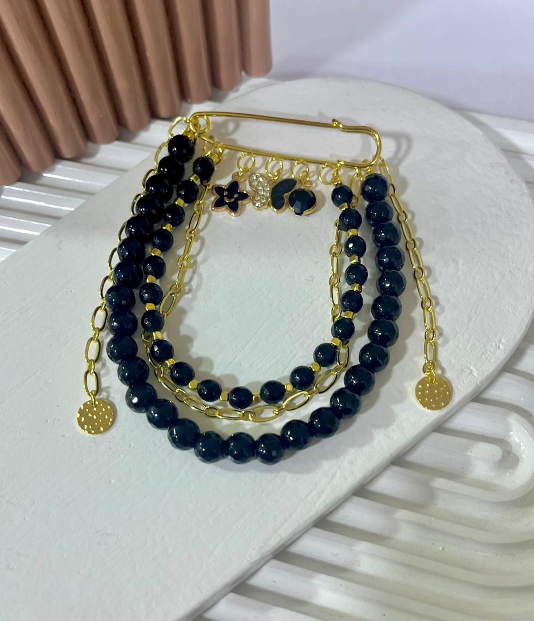 Black pin