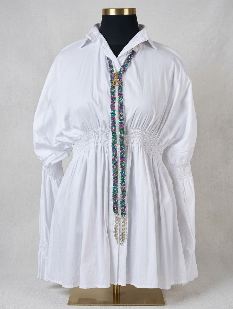 Boho-Chic Beaded Zipper