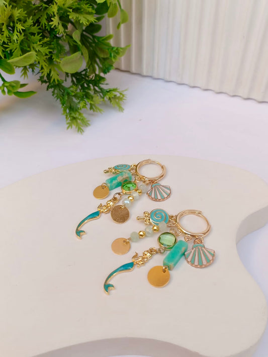 Mermaid earrings