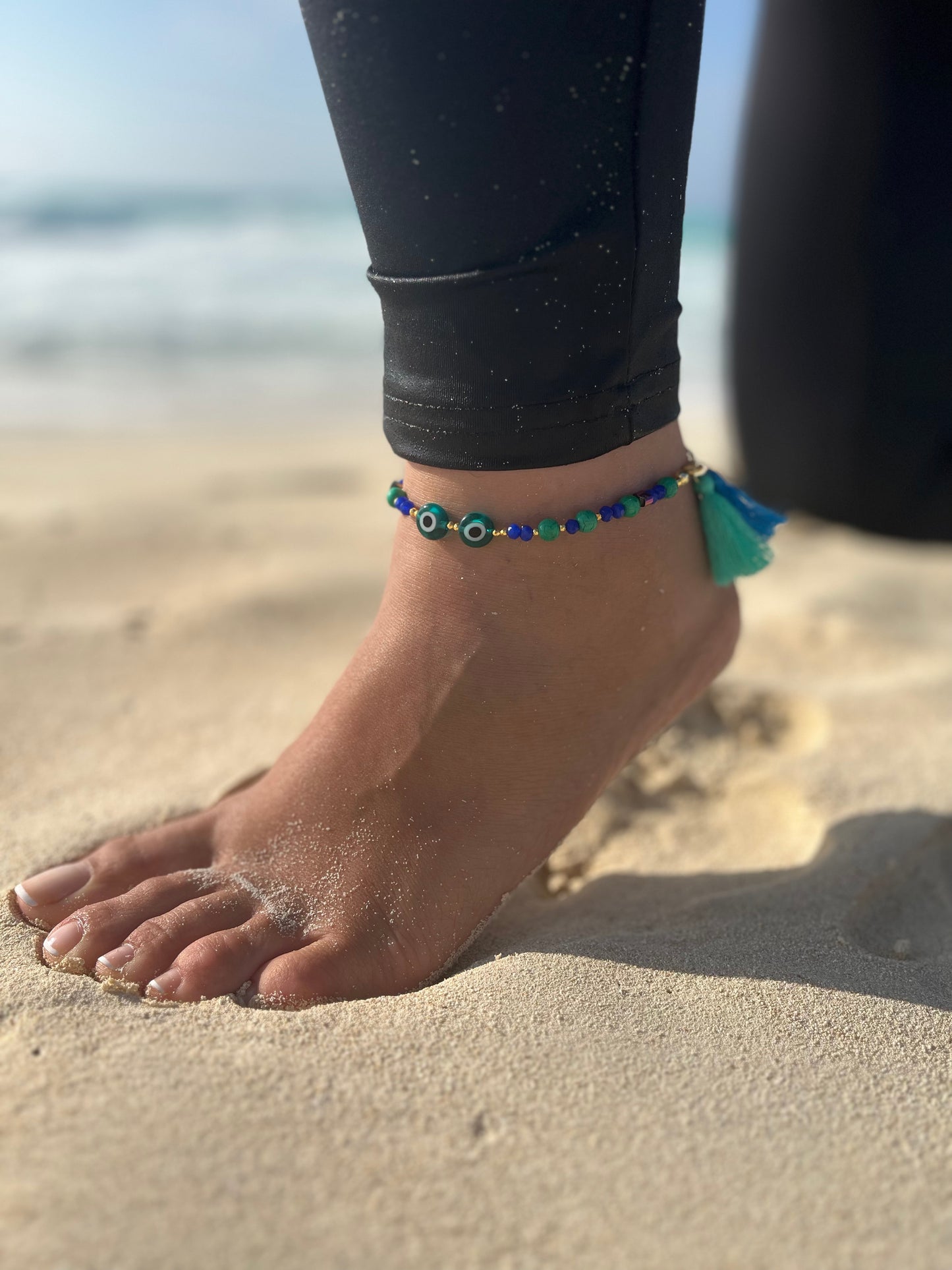 Olympic anklet