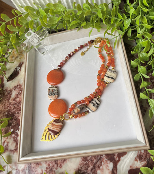 Marigold necklace