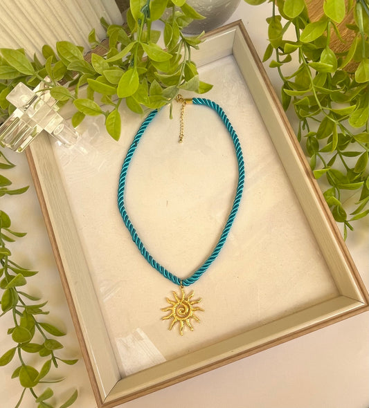 Turquoise star rope