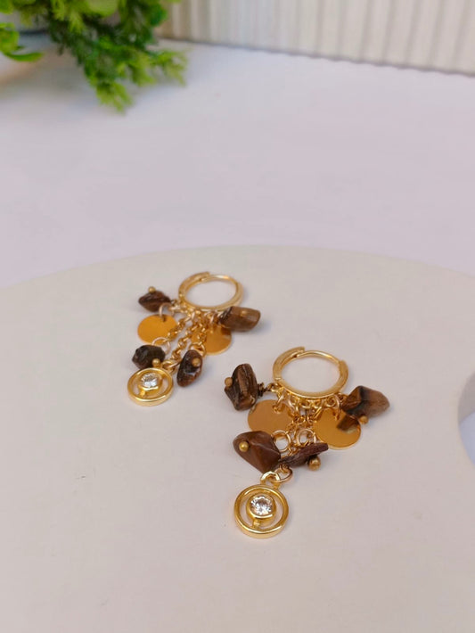 Chocolate earrings