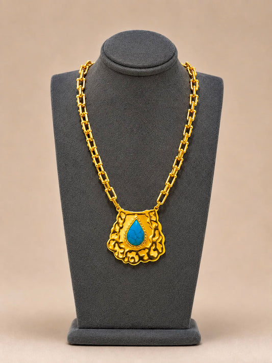 Pharaoh’s Tear Gold Pendant
