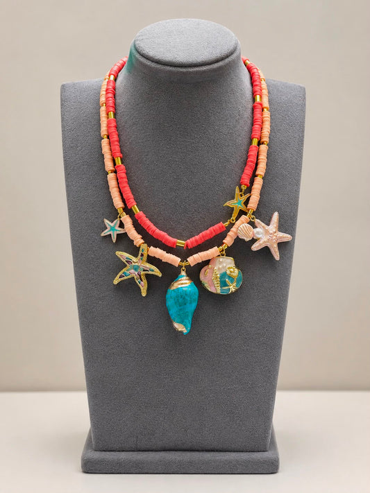 Mermaid Lagoon Charm Necklace