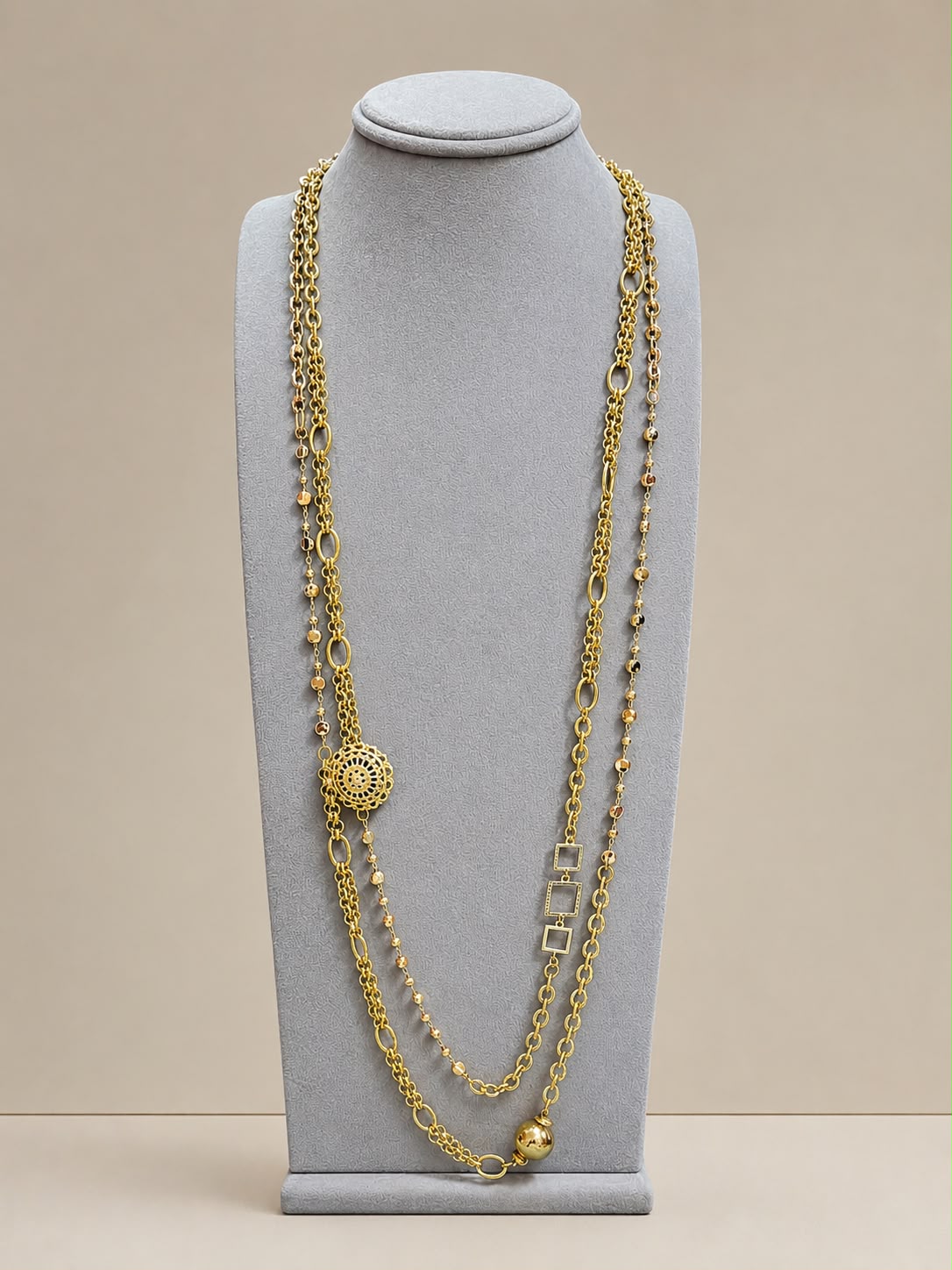 Golden jocker Multi-Way Sautoir