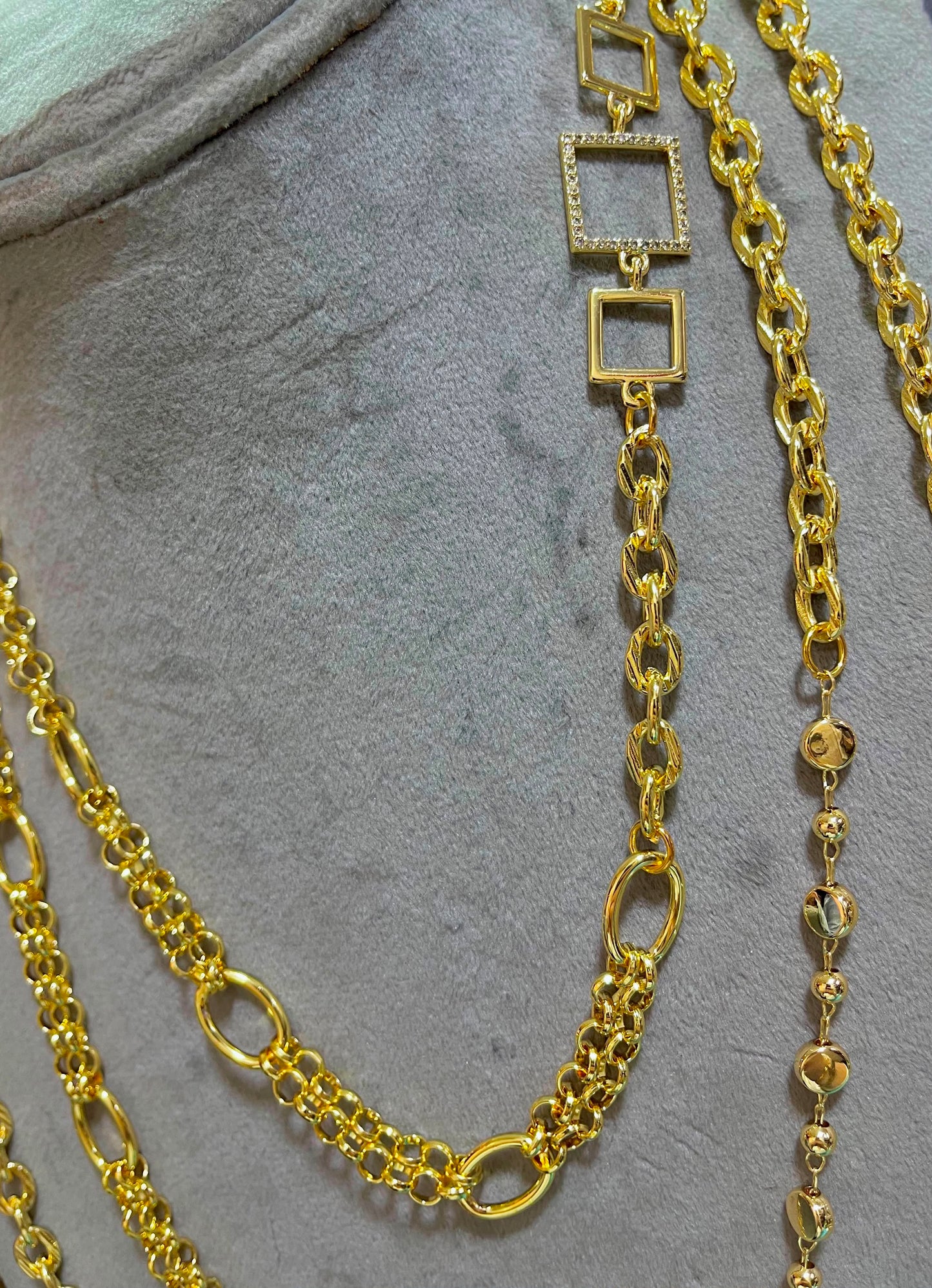 Golden jocker Multi-Way Sautoir