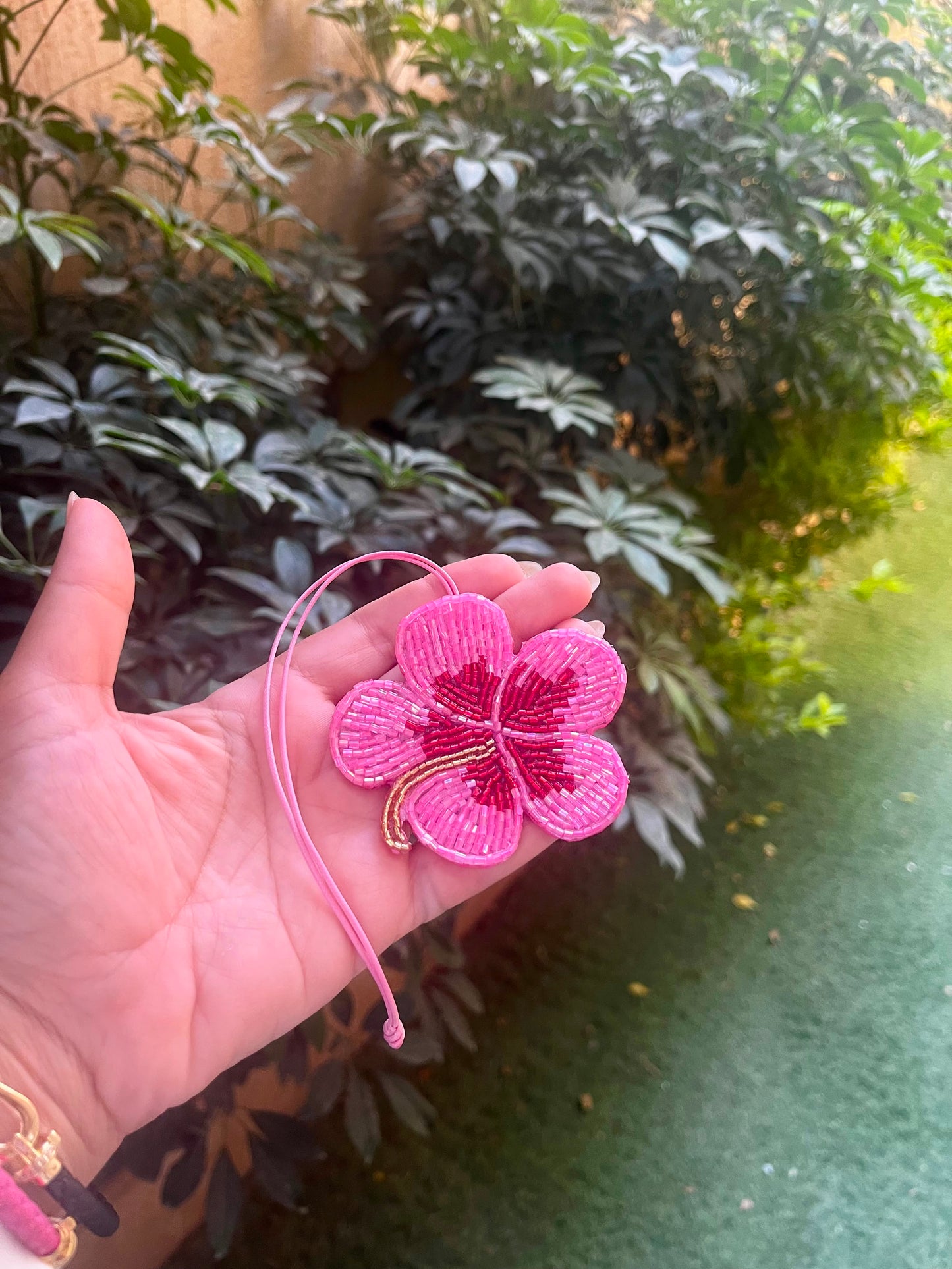 Hand-Embroidered Bloom Ornament