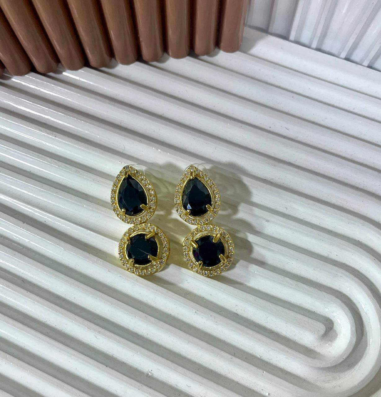 Royal teardrop dangles