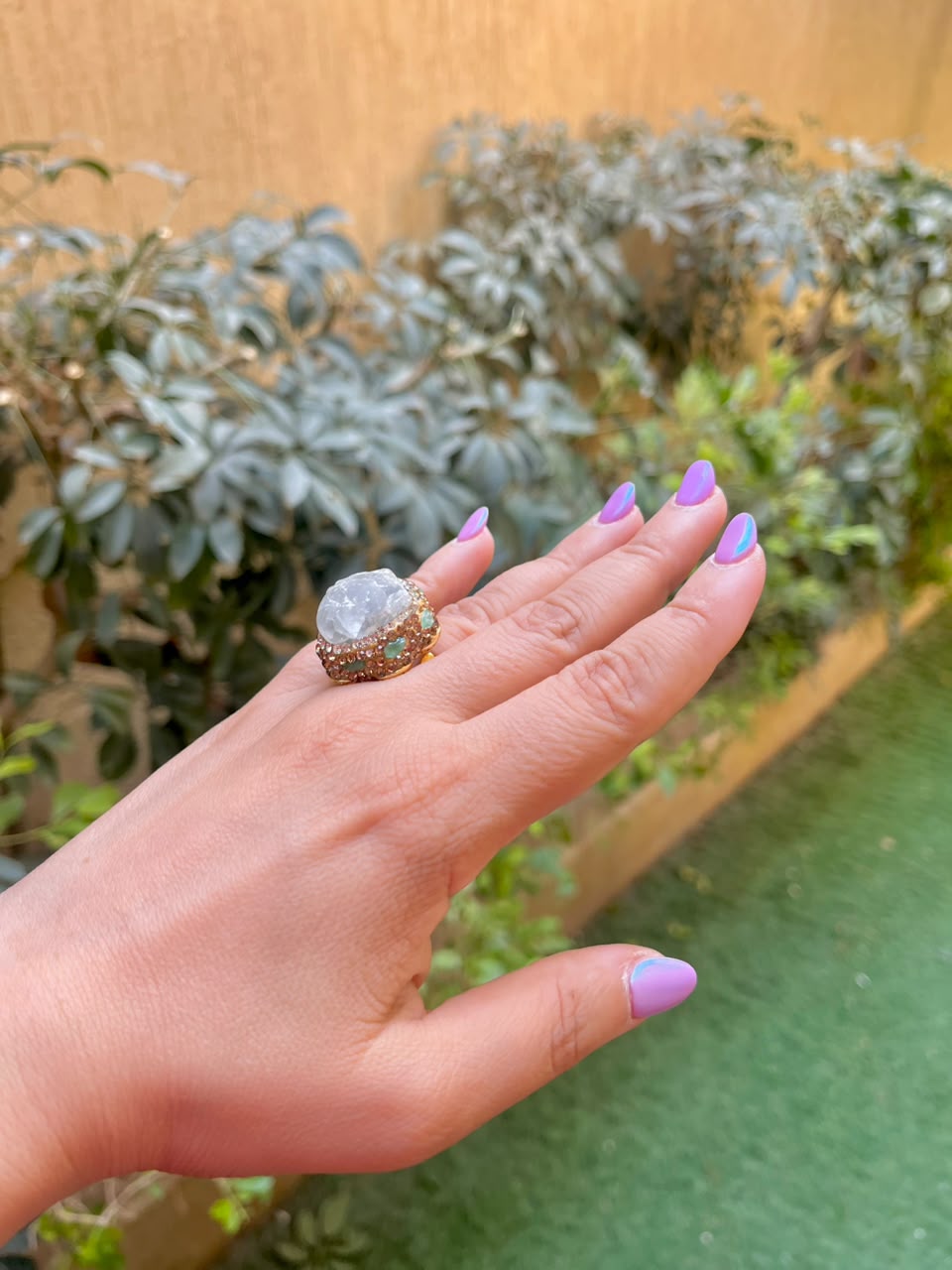 Violet Glow Ring