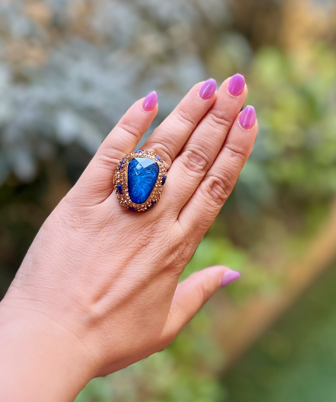 Violet Glow Ring