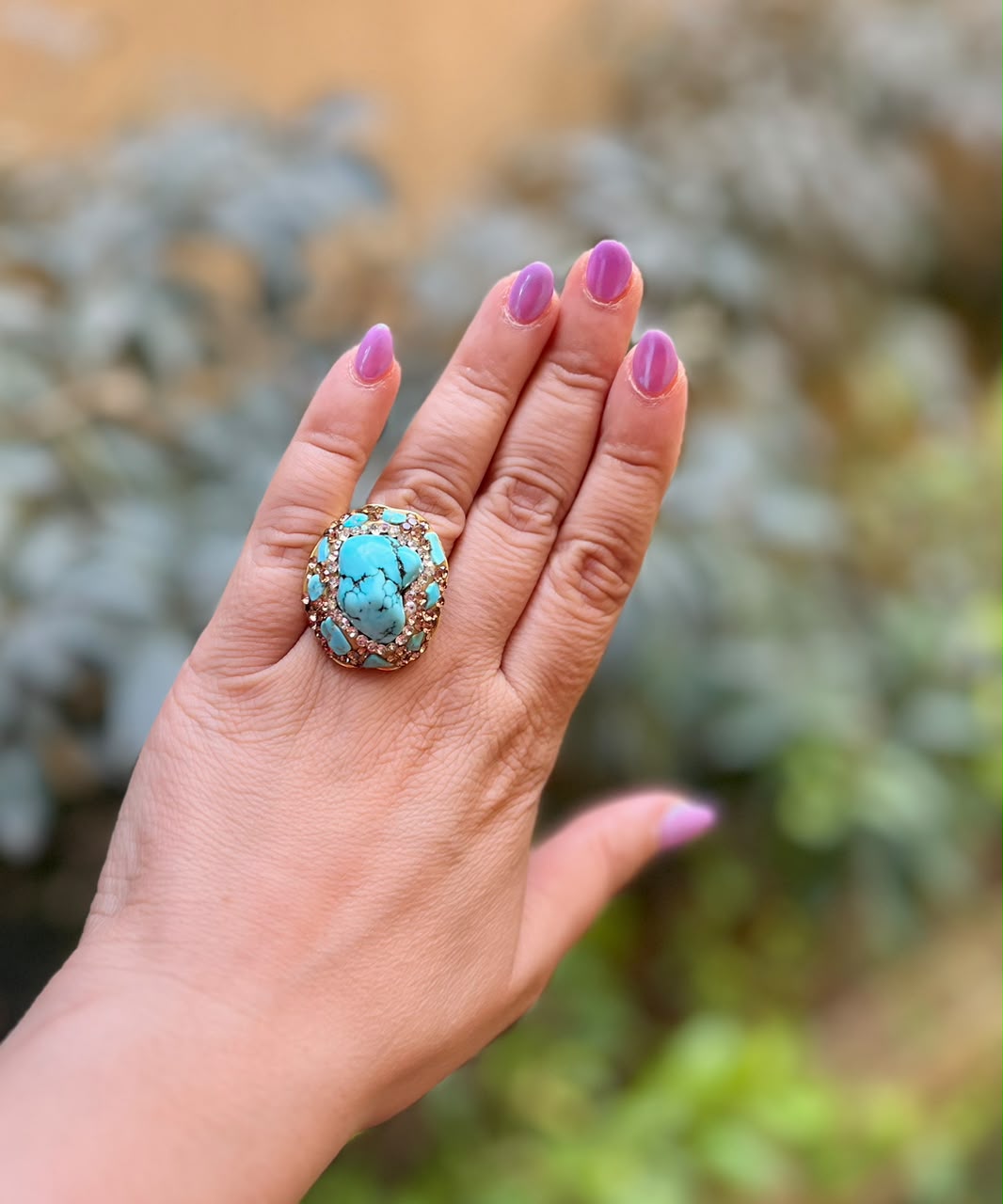 Violet Glow Ring