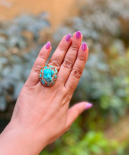 Violet Glow Ring
