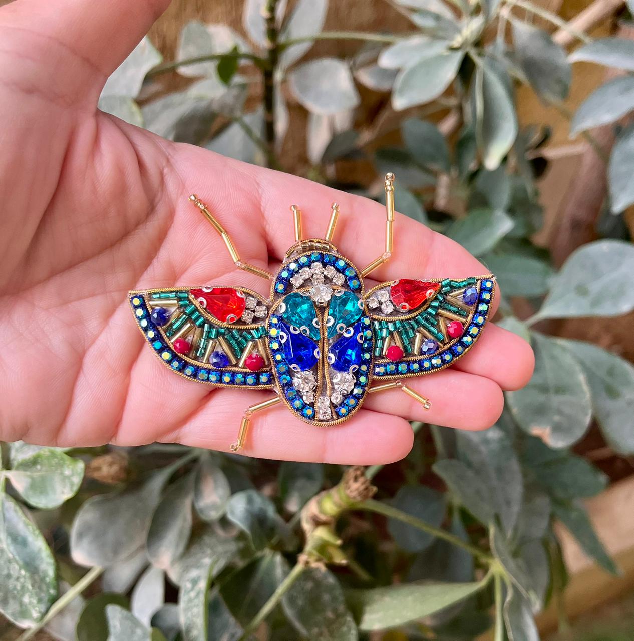 Luxe Winged Talisman Pin