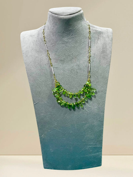 Amara Layered Gemstone Necklace