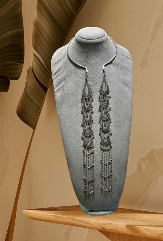 Silver Waterfall Filigree