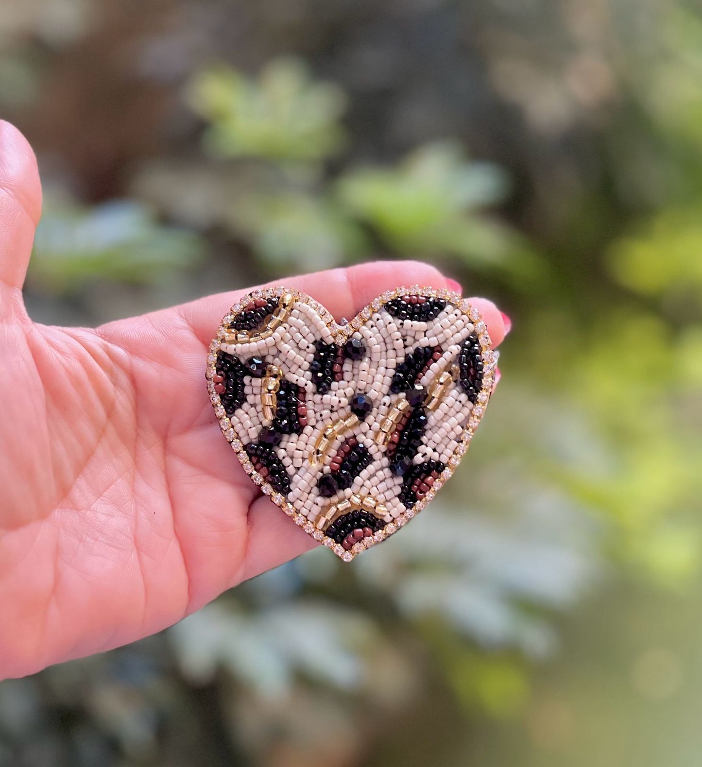 The Fierce Tiger-Heart Brooch