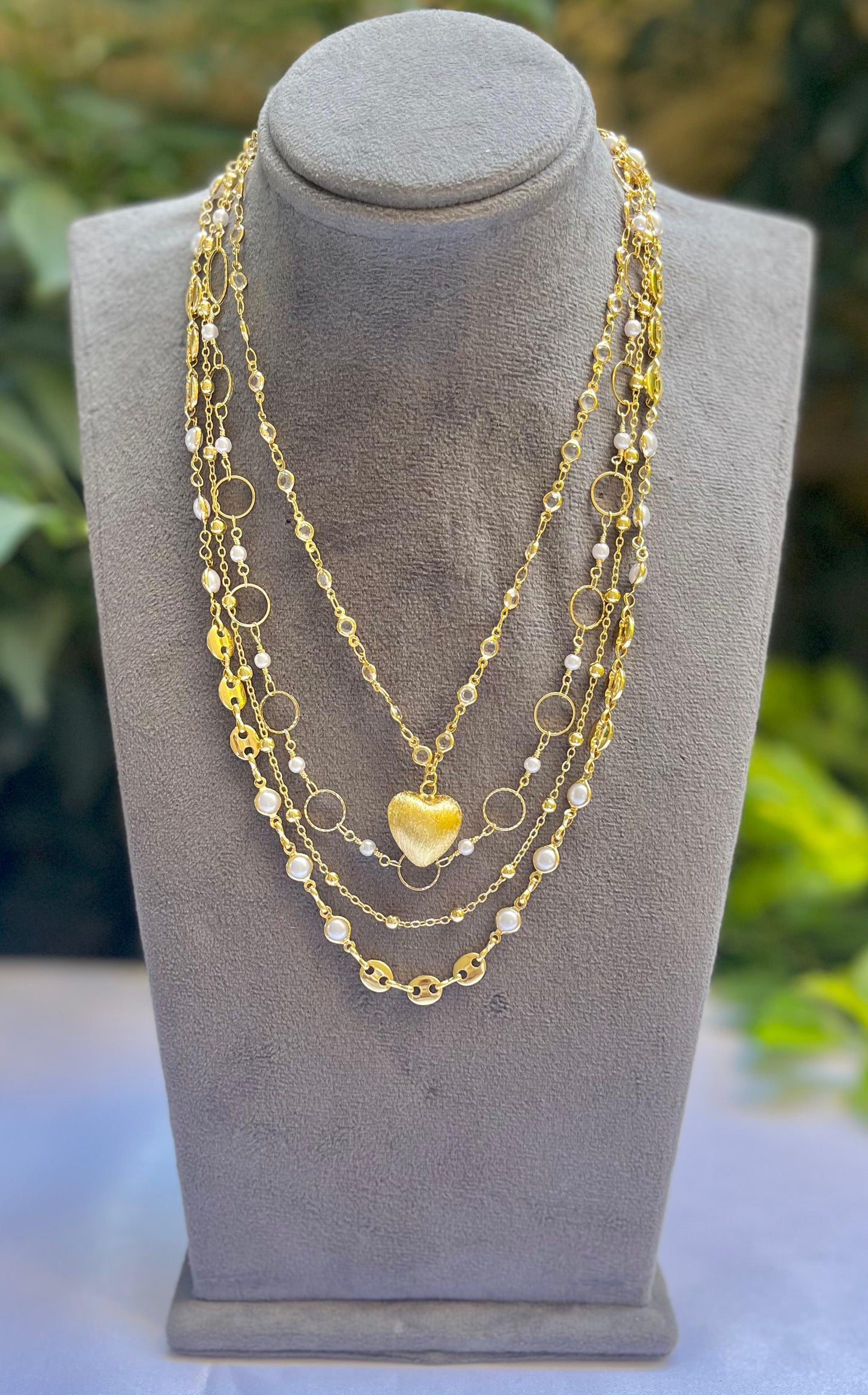Thalassa Heart Layered Necklace