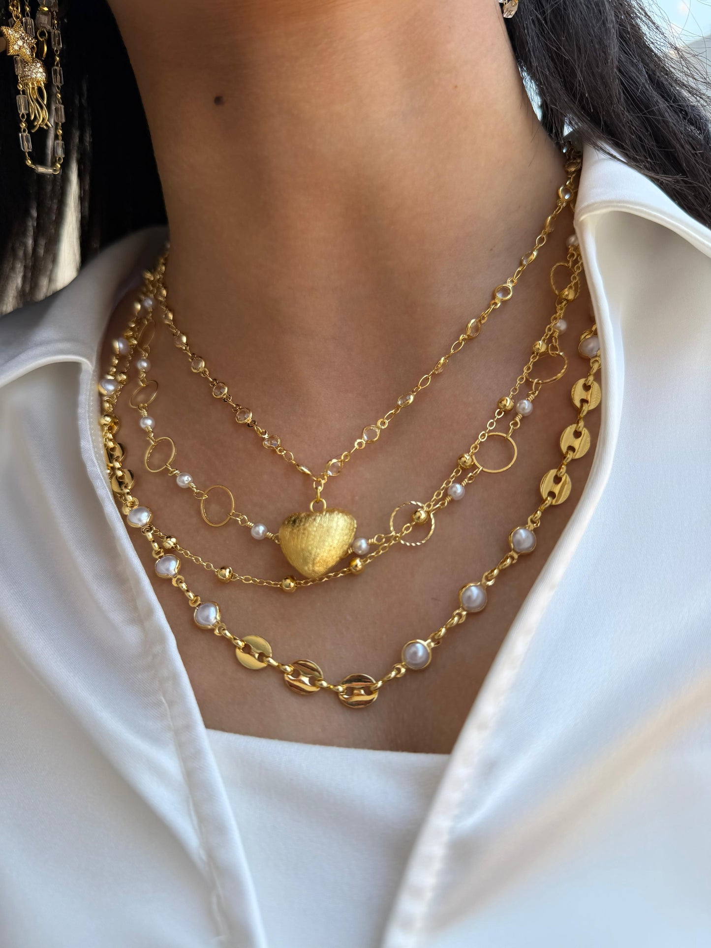 Thalassa Heart Layered Necklace