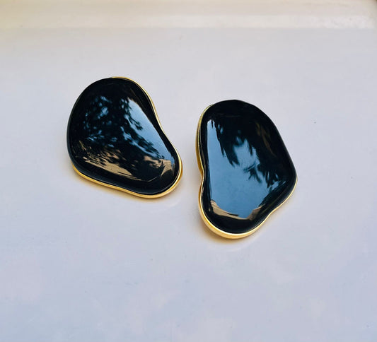 Midnight Fluid Earrings
